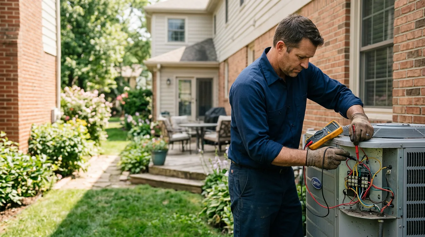 HVAC technician working near Eolia, MO